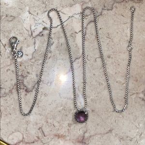 David Yurman Pendant with Amethyst